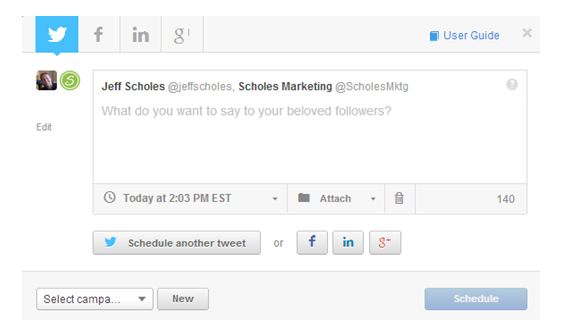 Social Inbox Scheduling