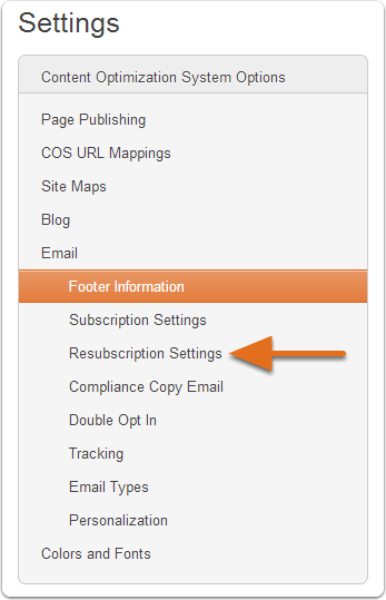 HubSpot Email Resubscription Settings